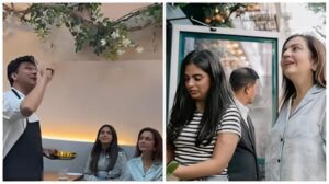 Nita Ambani and Isha Ambani Radiate Grace in No-Makeup Look at Vikas Khanna’s New York Restaurant – Watch
