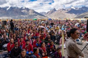 Dalai Lama The Tibetan Spiritual Leader Stay at Ladakh