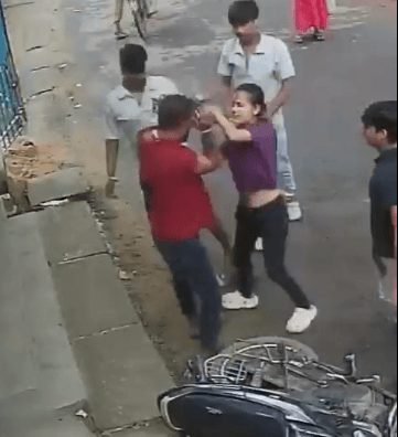 Bengal Teacher Assaulted on CCTV After Objecting to Public Drinking