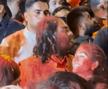 Anant Ambani & Radhika Merchant’s Flower Battle at Ganesh Visarjan Goes Viral