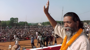 Shibu Soren leading rebellious politics against the establishment