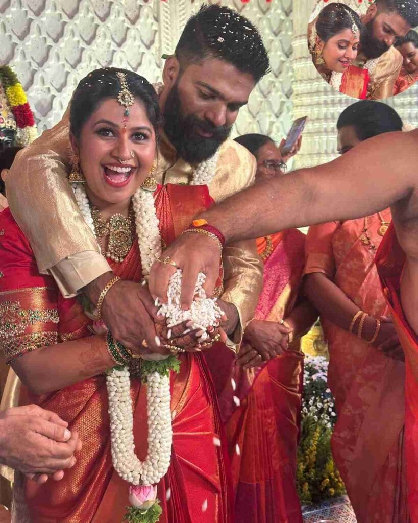 Kannada Anchor Anushree Marries Businessman Roshan in Bengaluru