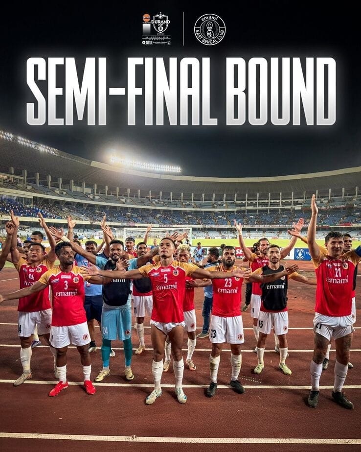 EBFC Beat Mohun Bagan 2-1 in Kolkata Derby, Enter Durand Cup Semis