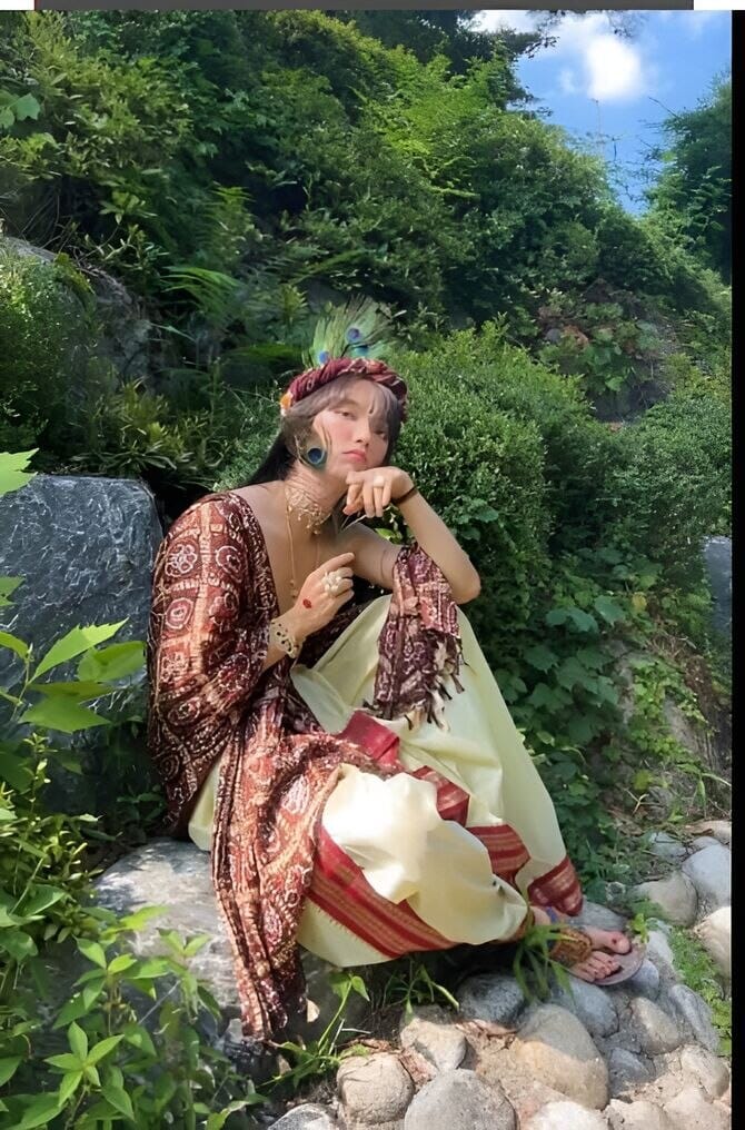 Korean Man’s Lord krishna Look in Viral Video Captivates the Internet