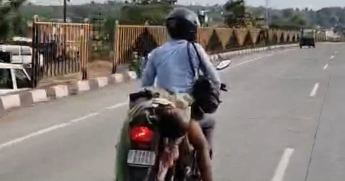Nagpur Man Straps Wife's Body to Bike