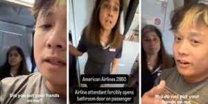Don’t Touch Me!’: Chaos Erupts as Passenger Vapes in Airplane Bathroom