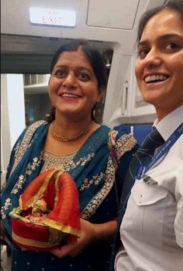 IndiGo Pilot Creates Heartwarming Moment by Flying Her Family for the First Time