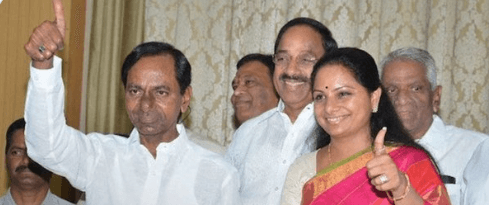 K Kavitha Suspended From BRS By Father K Chandrashekar Rao