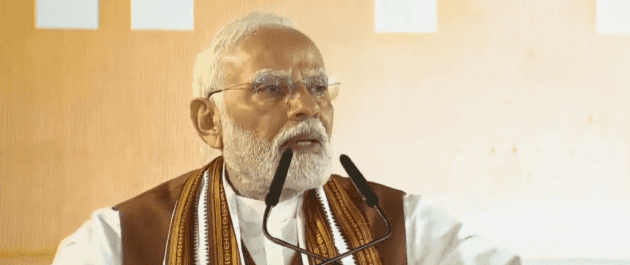 PM Modi Accuses Congress of Supporting Pakistan‑Backed Terrorists, Shielding Infiltrators