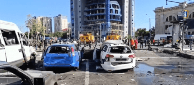 Ukraine Reports Three Dead in Massive Russian Aerial Attack