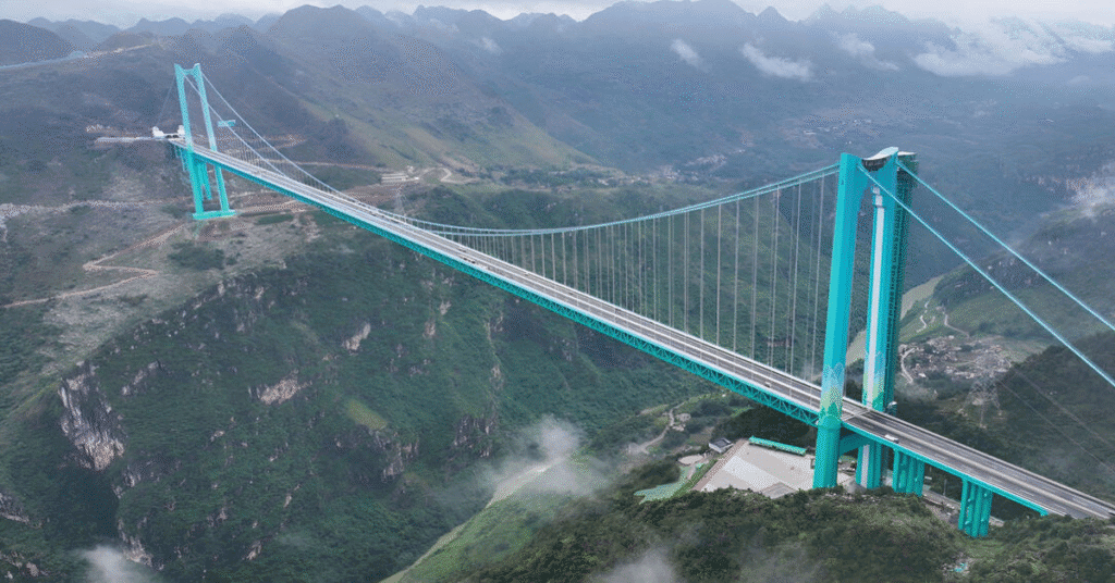 China Unveils World’s Tallest Bridge, Slashes Travel Time from 2 Hours to Just 2 Minutes