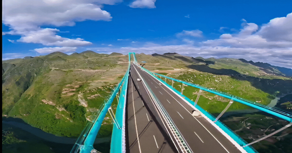 China Unveils World’s Tallest Bridge, Slashes Travel Time from 2 Hours to Just 2 Minutes