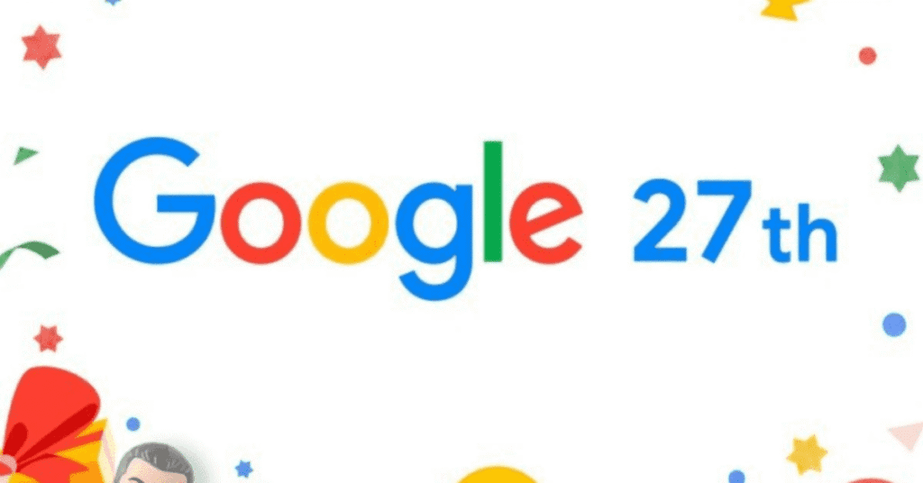 Google Celebrates 27th Birthday