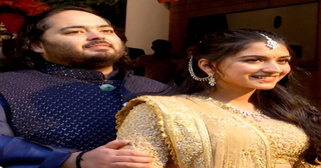 Indian Couple’s Sweet Photo Moment with Radhika Merchant and Anant Ambani in Switzerland