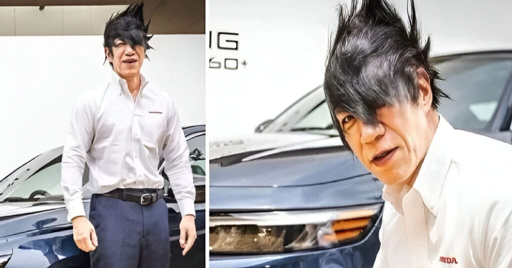 84-Year-Old Honda Engineer Shocks Internet with Anime Hairstyle and 170kg Bench Press