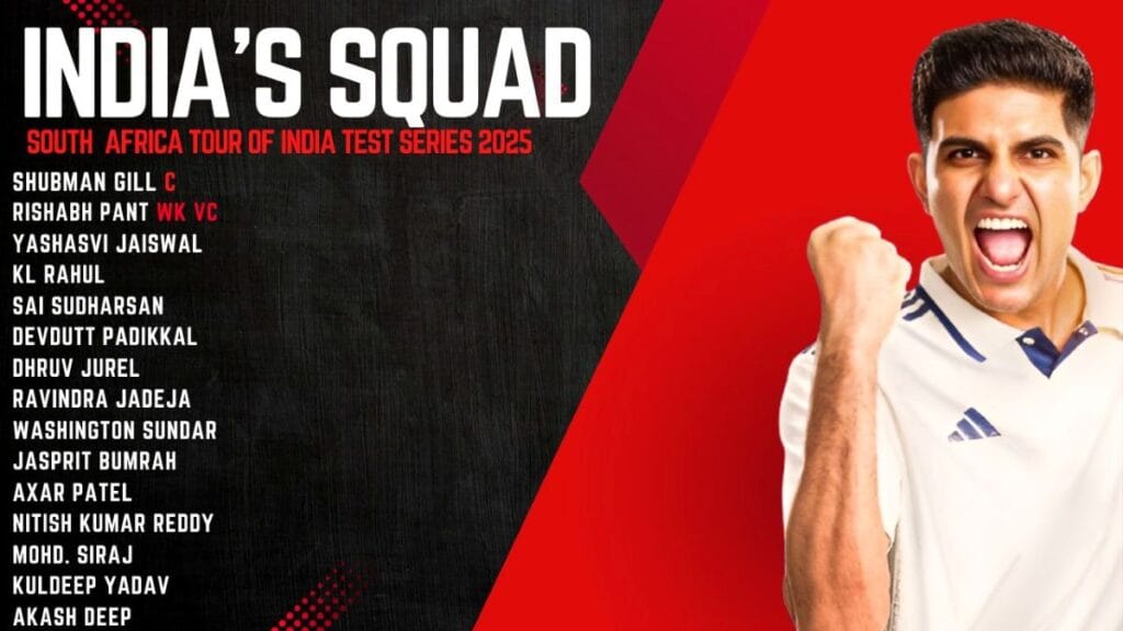 India vs South Africa Test 2025