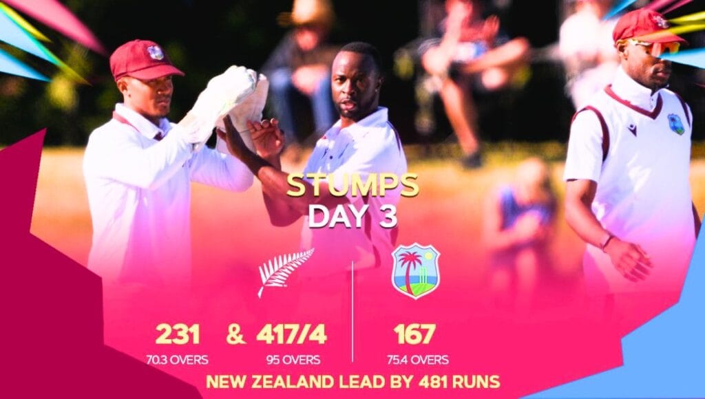 New Zealand vs West Indies, 1st Test