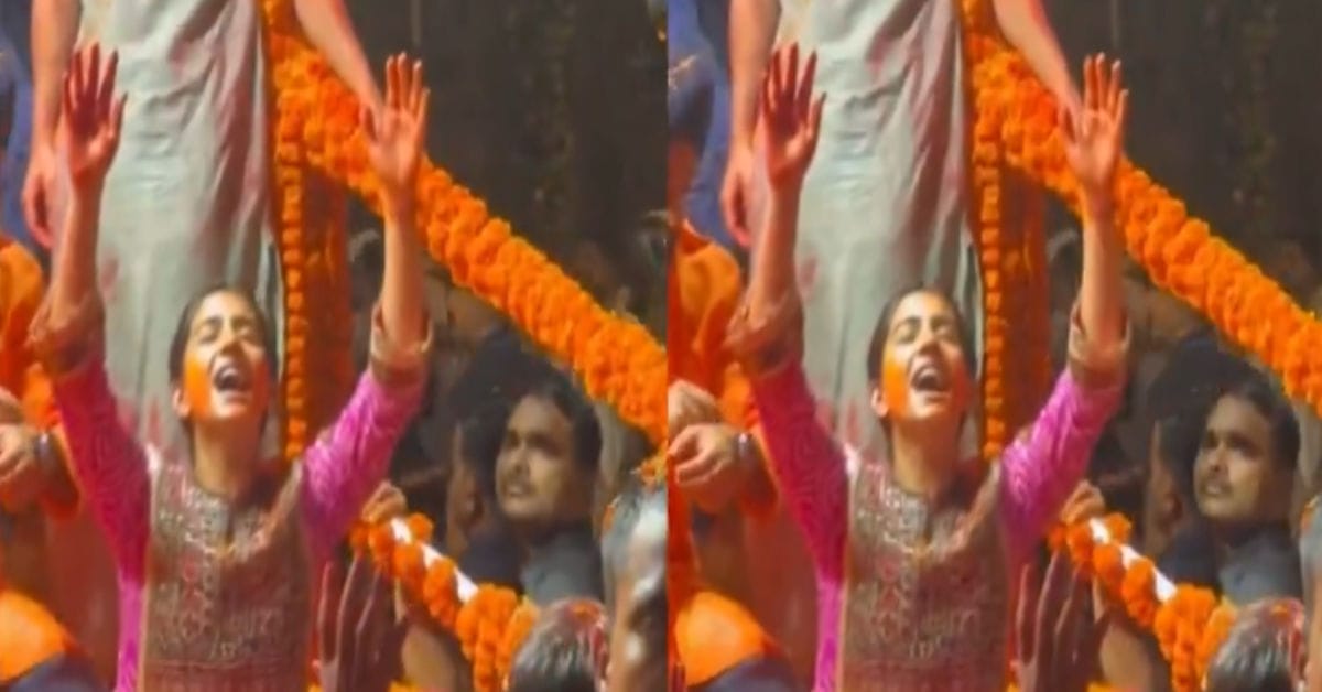 Anant Ambani & Radhika Merchant’s Flower Battle at Ganesh Visarjan Goes Viral