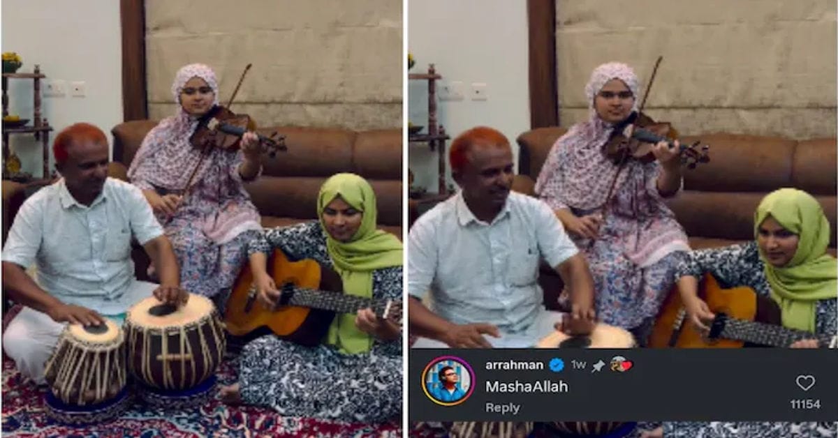 Kerala Family’s ‘Tere Bina’ Cover Goes Viral, AR Rahman Responds
