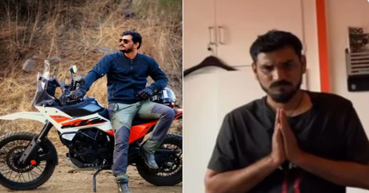 Indian Biker on World Tour Seeks Help After Motorcycle Stolen in UK