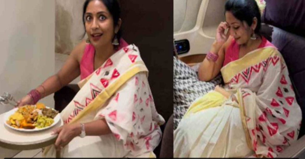 Malayali Actress Navya Nair Fined ₹1.14 Lakh at Melbourne Airport for Carrying Jasmine Flowers