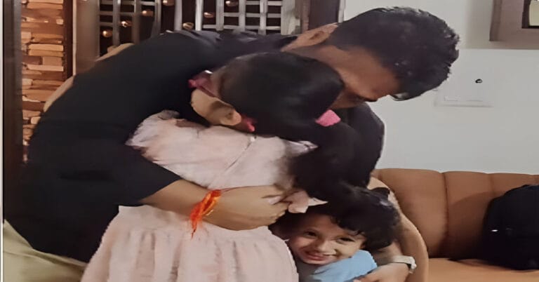 Kids Dance to ‘Aapke Aa Jaane Se’ to Welcome Their Father Home