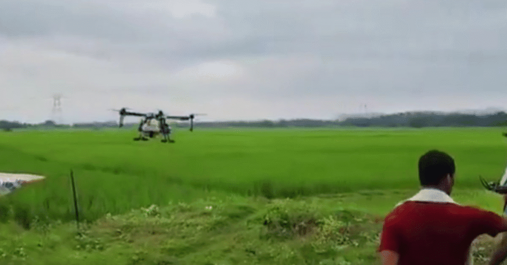 Odisha Farmers Go High-Tech: Drones Spray Pesticides in Nayagarh