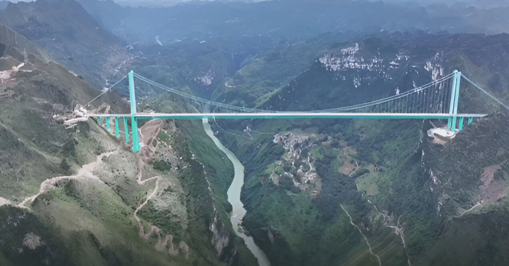China Unveils World’s Tallest Bridge, Slashes Travel Time from 2 Hours to Just 2 Minutes