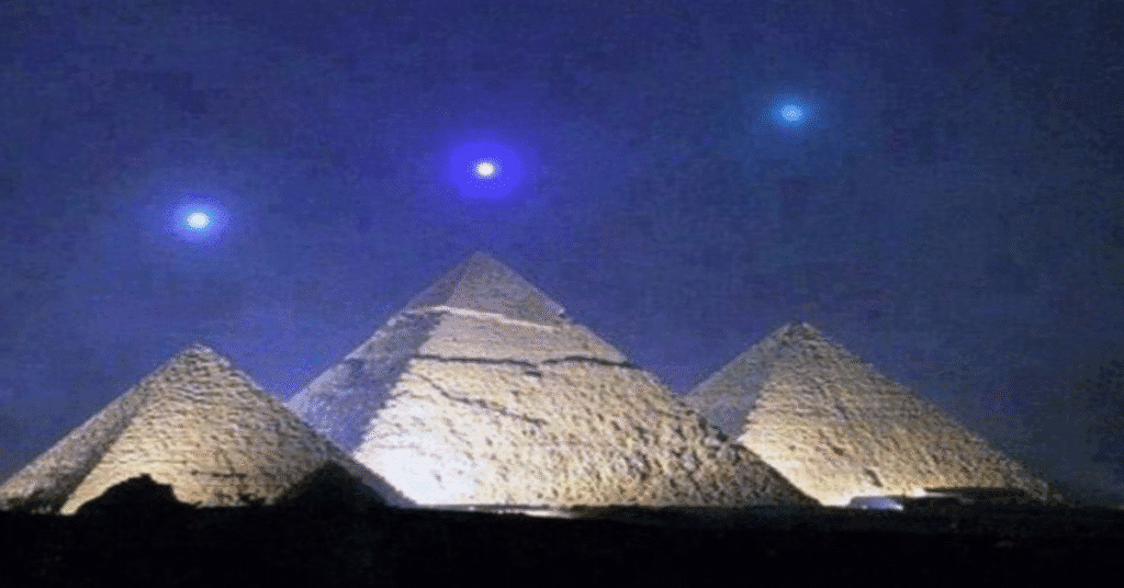 The Great Pyramids of Giza to India: Stunning Celestial Event Illuminates the Skies