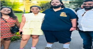 Indian Couple’s Sweet Photo Moment with Radhika Merchant and Anant Ambani in Switzerland