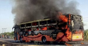 19 Dead as Bus Catches Fire on Jaisalmer–Jodhpur Highway