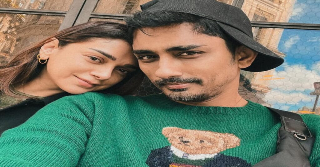 Siddharth’s Heartfelt Birthday Poem for Wife Aditi Rao Hydari