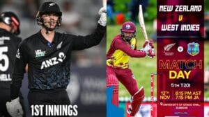 New Zealand vs West Indies 5th T20I Live