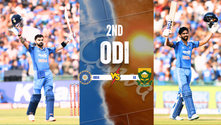 INDIA vs SOUTH AFRICA – 2nd ODI: “India loses despite Virat-Gaikwad centuries!”