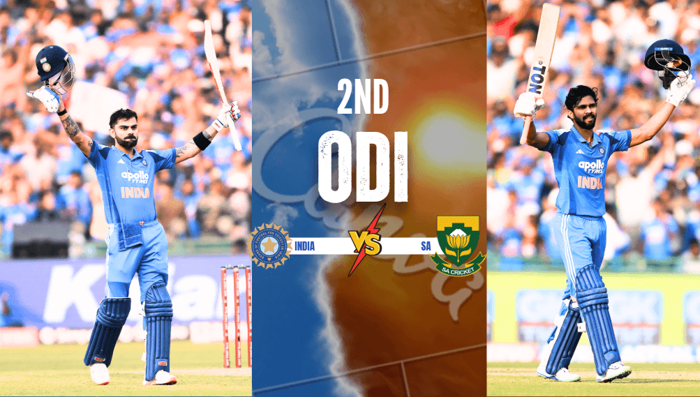 INDIA vs SOUTH AFRICA – 2nd ODI: “India loses despite Virat-Gaikwad centuries!”