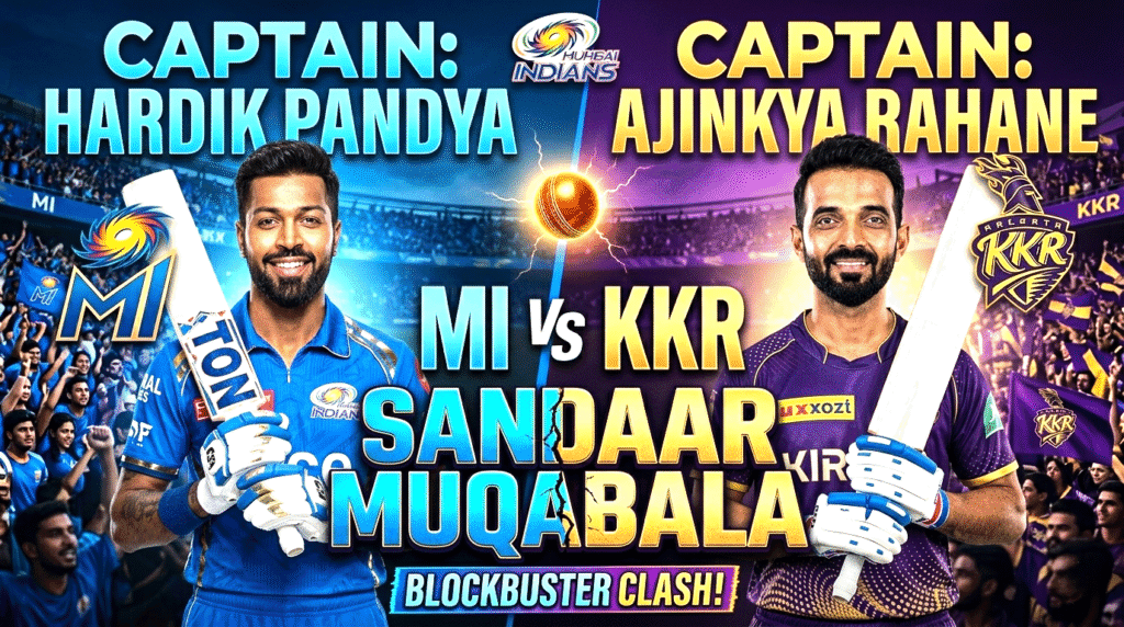 MI vs. KKR live score, IPL 2026: Rickelton and Rohit help MI overcome the opening game curse